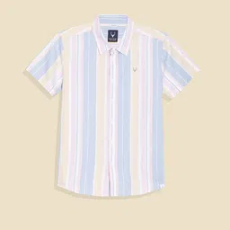 Allen Solly Junior Boys Multi Stripes Striped Casual Shirt-picture-22