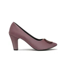 Flat n Heels Women Block Pumps image 4