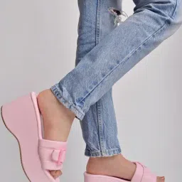 Shoetopia Kids Pink Casual Wedges-picture-25