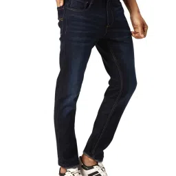 Park Avenue Blue Super Slim Fit Jeans image 4