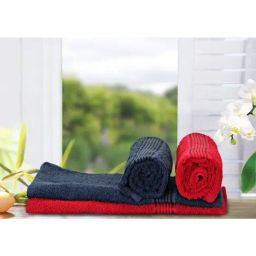Bianca D'ross Red & Navy 380 GSM Hand Towels - Set of 4-picture-13