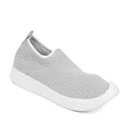 Bata Women's Stretch Grey Casual Shoes-image-74