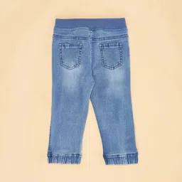 Pantaloons Baby Kids Blue Cotton Printed Jeans image 4
