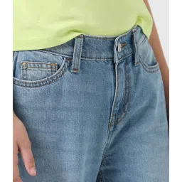 VERO MODA GIRL Blue Solid Jeans image 4