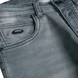 Gini & Jony Boys Grey Washed Jeans image 4