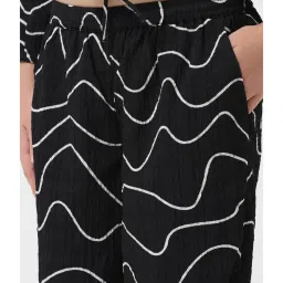 VERO MODA GIRL Anthracite Printed Pants image 4