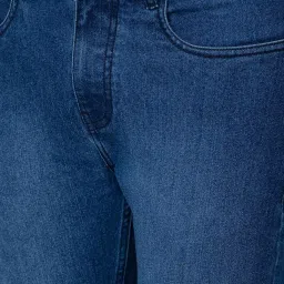 Being Human Blue Lightly Washed Slim Fit Jeans image 4