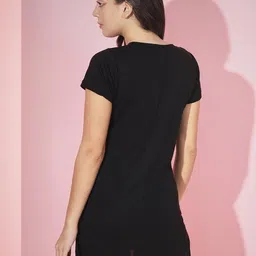 TRENDY WORLD Women Black Tshirts-picture-14