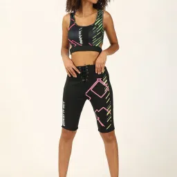 Forever 21 Black Printed Sports Bra image 4