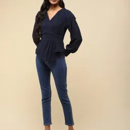 aarke Ritu Kumar Navy Top image 4