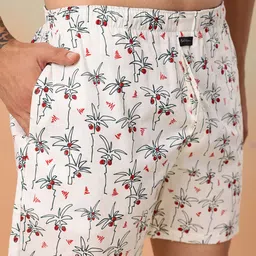 Mast & Harbour Men Pack of 2 Printed Pure Cotton Boxers MNH-KEN-MBOX- PRINT-02ABQ image 4