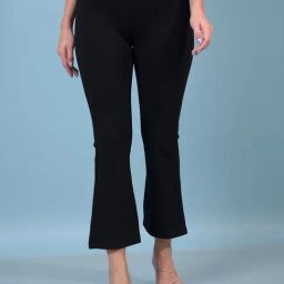 Crimsoune Club Black Blended Solid Jeggings-picture-48