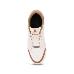 OFF LIMITS Men's Off-White & Mocha Mousse Sneakers image 4