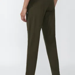 Peter England Casuals Green Regular Fit Trackpants image 2