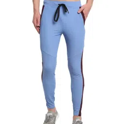 NEUDIS Sky Blue Regular Fit Trackpants-image-57