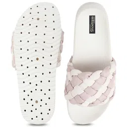 Shoetopia Women's Pink Casual Sandals image 4