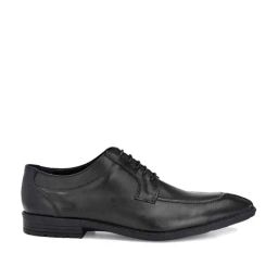 Carlo Romano Men's Black Derby Shoes-picture-11