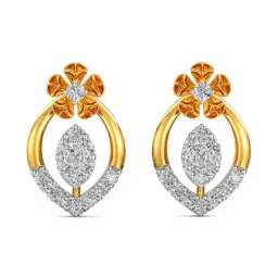 Joyalukkas 18k Gold & Diamond Stud Earrings for Women-image-69