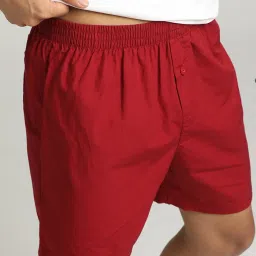 Puma Black & Red Cotton Logo Print Boxers - Pack of 2 image 4