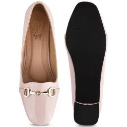 Shoetopia Women's Pink Casual Pumps image 4