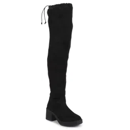 Truffle Collection Women's Black Casual Booties image 3