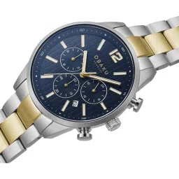Obaku V205GUCLSF Skov Dual Time Watch for Men image 4