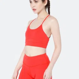 SILVERTRAQ Orange Medium Coverage Sports Bra image 4