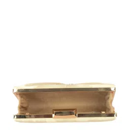 Enoki by Baggit Cujo N Golden Solid Clutch image 4