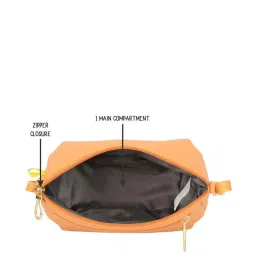 Enoki by Baggit Bulma N Yellow Solid Medium Sling Handbag image 4