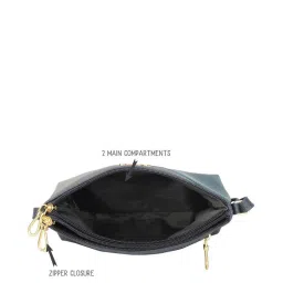 Enoki by Baggit Nogi N Navy Color Block Medium Sling Handbag image 4