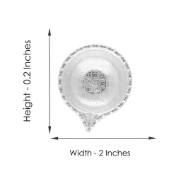 Sri Jagdamba Pearls Unique 0.8 Silver Diya - 10 gm image 4