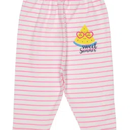 Bodycare Kids White Striped Pyjamas (Pack Of 3) image 4