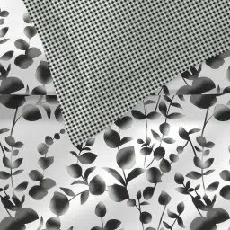 Layers Illuminating Homes Grey Cotton 150 TC King Size Bed Sheet with Pillow Cover image 4