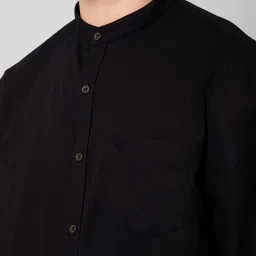 Cantabil Black Regular Fit Shirt image 4