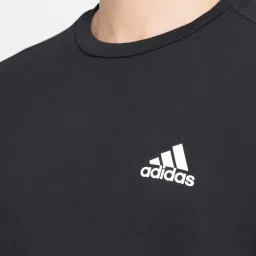 adidas Black Regular Fit Sports T-Shirt image 4