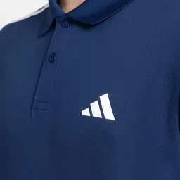 adidas Train Essentials PIQU¿ Dark Blue Regular Fit Sports Polo T-Shirt image 4