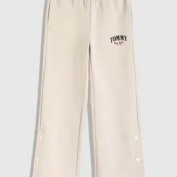 TOMMY HILFIGER Girls Classic Beige Solid Track Pant-image-16