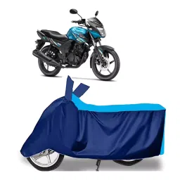 Auto Pearl Two Wheeler Cover for Yamaha SZ-RR V2 - Cyan, Blue-picture-30