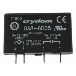 SENSATA/CRYDOM Solid State Relay GA8 Series 5 A Load PCB Mount 280 V rms 28 DC Control, 84065030 image 2