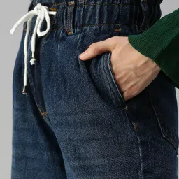 showoffff SHOWOFF Clean Look Blue Mom Fit Denim Jeans image 5