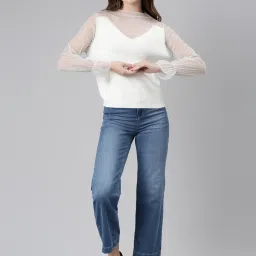 showoffff SHOWOFF White Regular Fit Top image 4