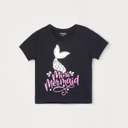 Juniors by Lifestyle Baby Girls Navy T-Shirt-image-55