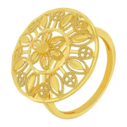 Malabar Gold and Diamonds 22k (916) Yellow Gold Ring for Women-picture-42