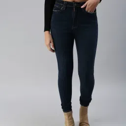 showoffff SHOWOFF Clean Look Blue Slim Fit Denim Jeans image 1