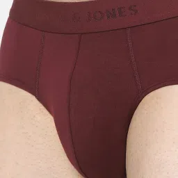 Jack & Jones Maroon  Regular Fit Briefs image 4