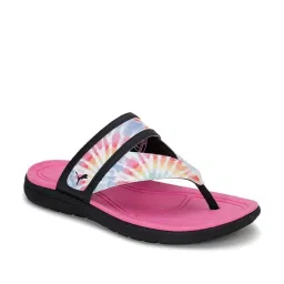 Puma Women's Softride Sunny Tie Dye Multocloured Flip Flops image 2