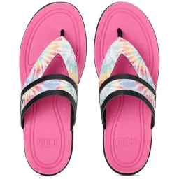 Puma Women's Softride Sunny Tie Dye Multocloured Flip Flops image 3