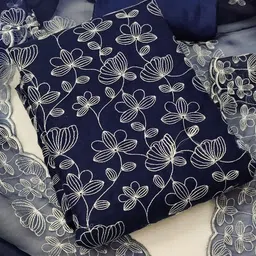 Maroosh Floral Embroidered Organza Unstitched Dress Material-image-36