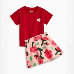 You Got Plan B Girls Printed Pure Cotton Clothing Set-picture-33