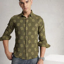 WROGN Self Designed Casual Shirt image 4
